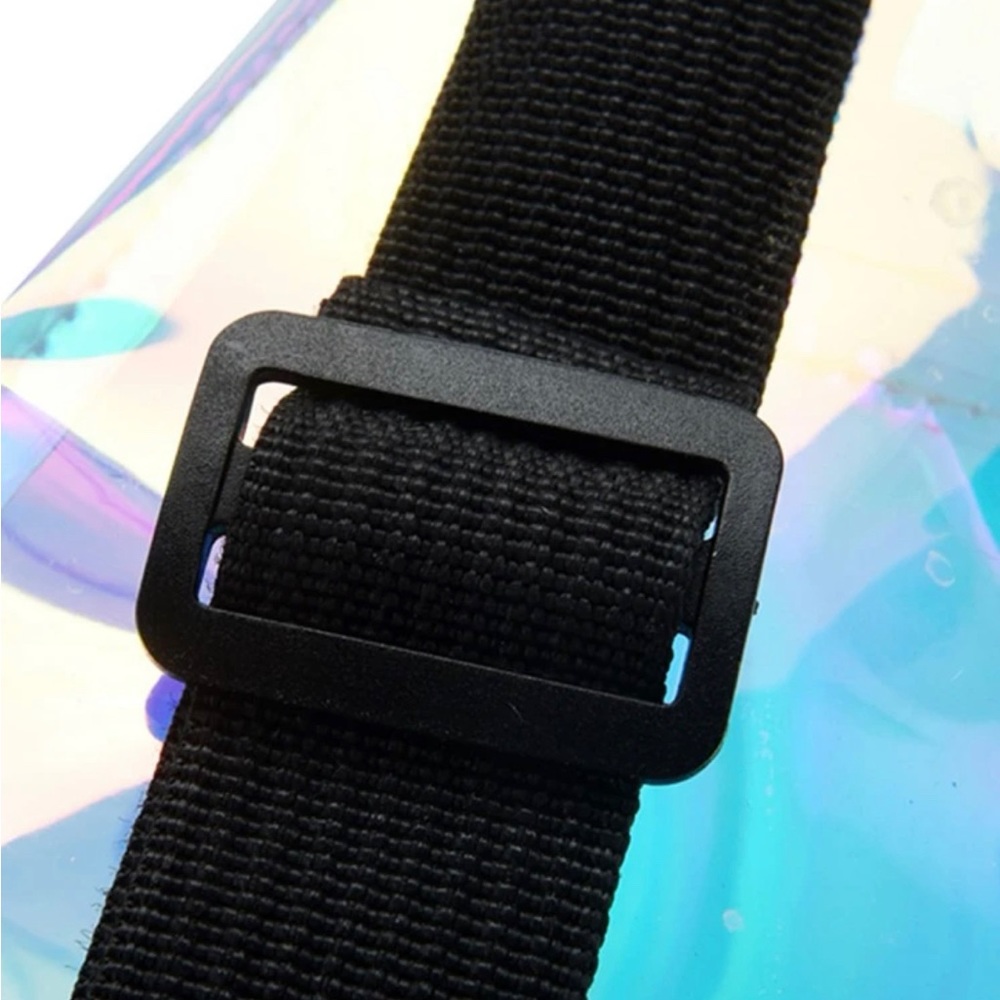 Holographic fanny pack waist belt bag - Picture 6 of 8